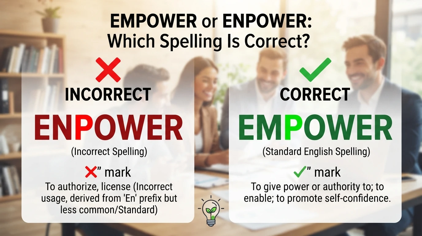 Enpower or Empower: Which Spelling Is Correct?