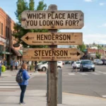 Henderson or Stevenson: Which Place Are You Looking For?