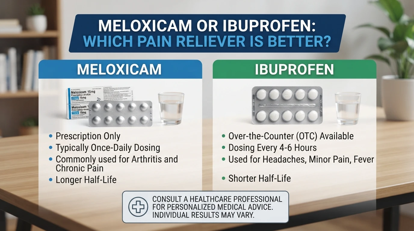 Meloxicam or Ibuprofen: Which Pain Reliever Is Better?
