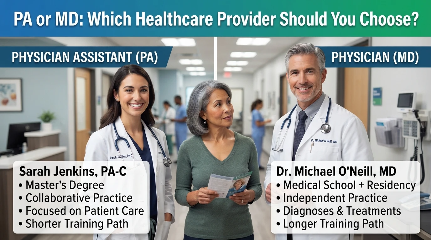 PA or MD: Which Healthcare Provider Should You Choose?