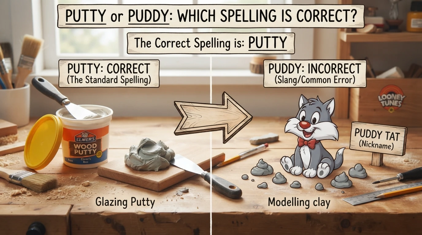 Putty or Puddy: Which Spelling Is Correct?