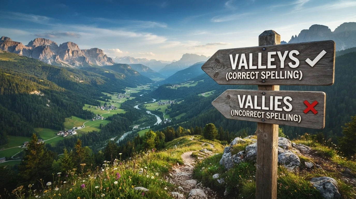 Valleys or Vallies: Which Spelling Is Correct?