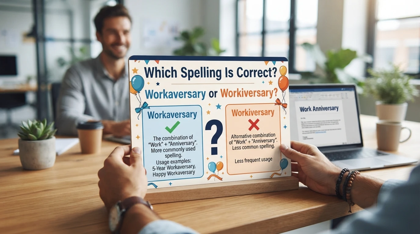 Workaversary or Workiversary: Which Spelling Is Correct?
